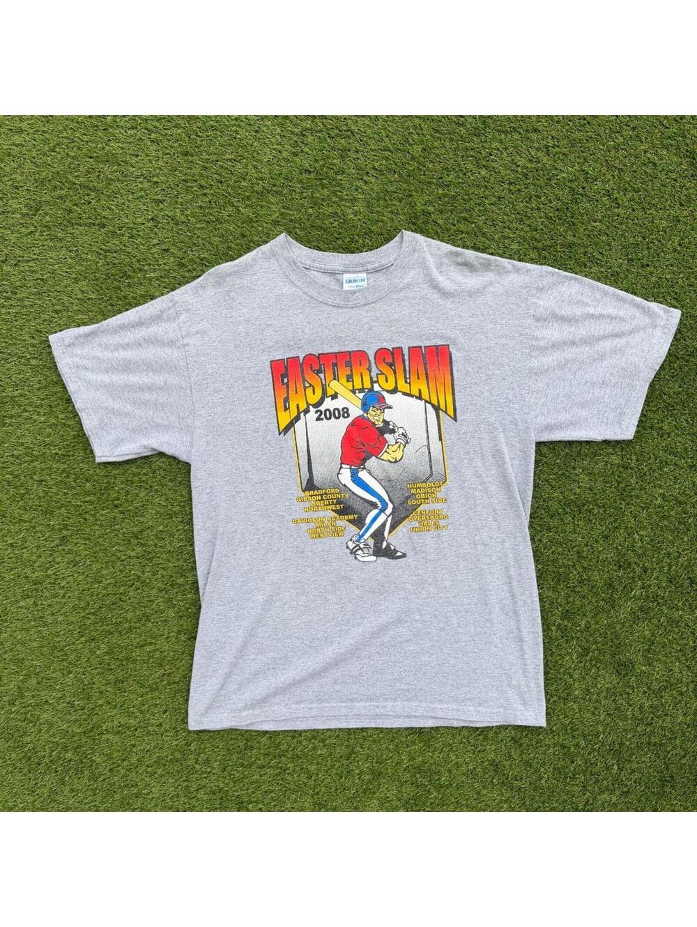 Vintage 2008 "Easter Slam" baseball tournament tee - Mens L